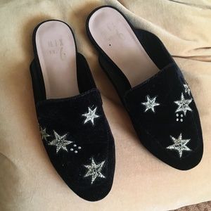 Mix No. 6 Velvet Mules with Stars
